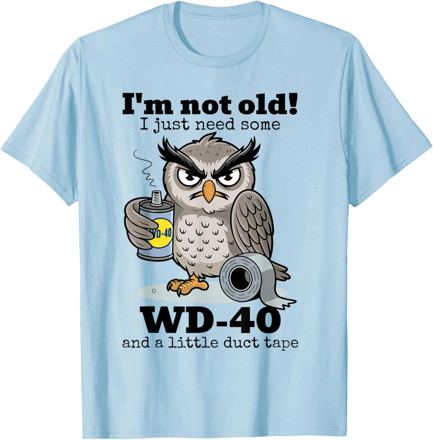 Owl-Print T-Shirt