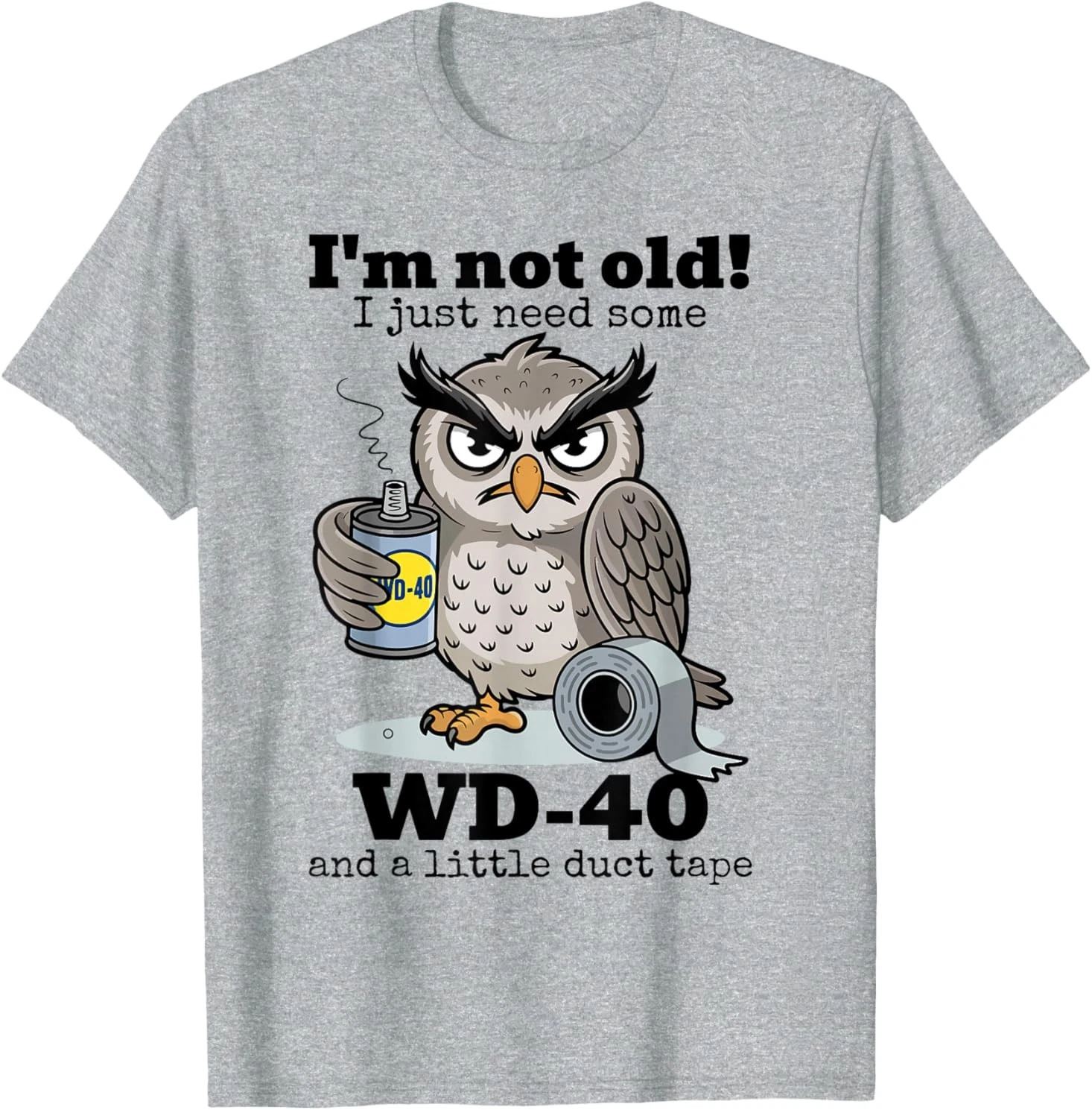 Owl-Print T-Shirt
