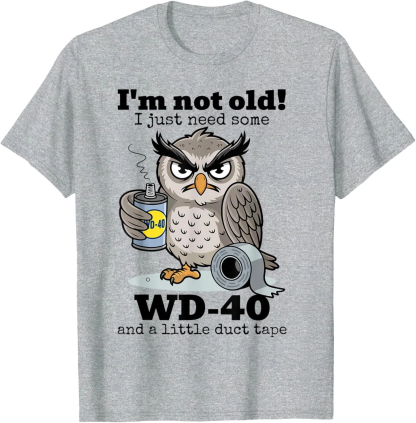 Owl-Print T-Shirt