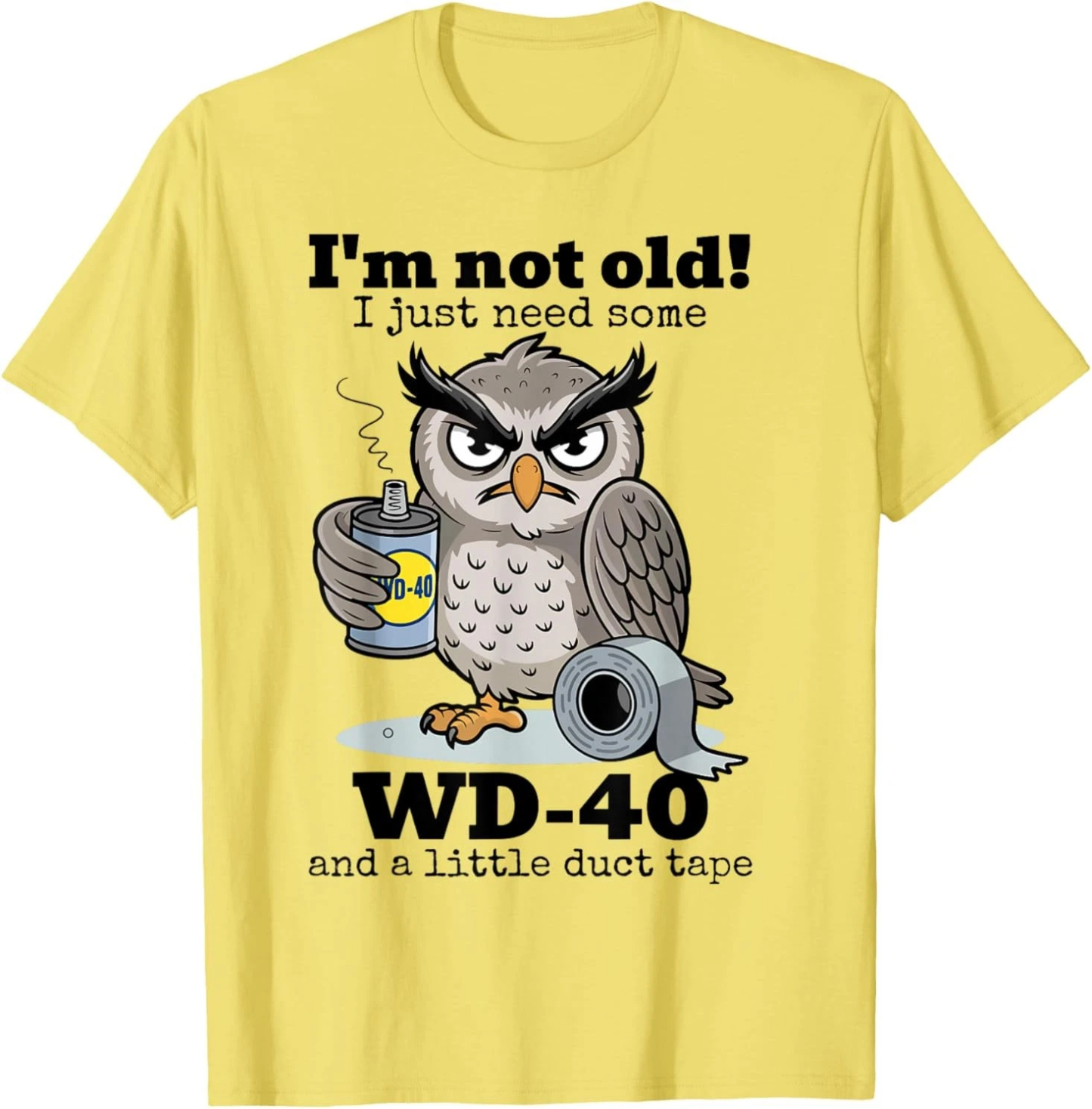 Owl-Print T-Shirt