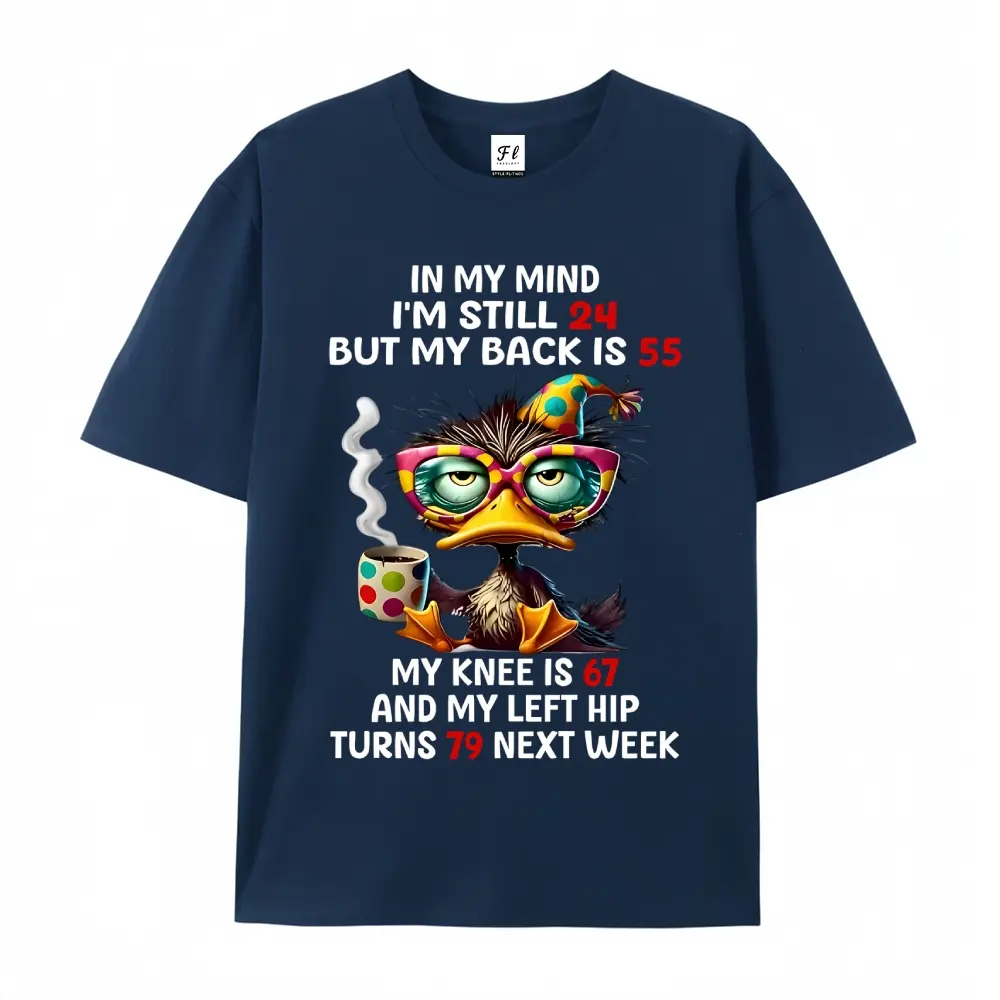 Fun Slogan — Men's Soft, Breathable Pure Cotton T-Shirt