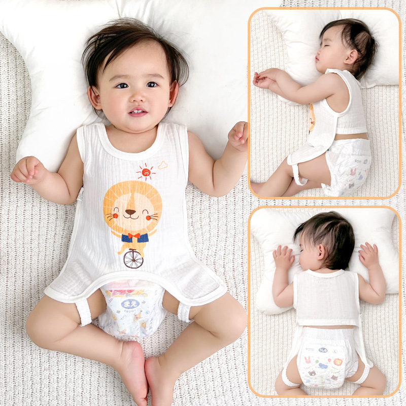 Baby Bubble Gauze Half Back