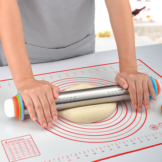 Stainless steel dough roller