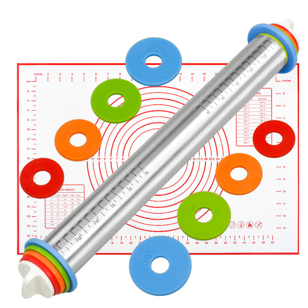 Stainless steel dough roller