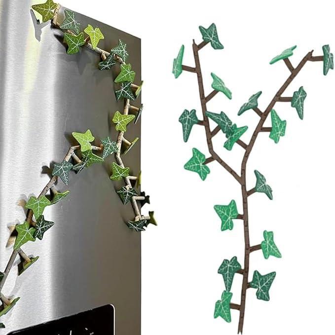 Ivy Fridge Magnet Magnetic Leaf Clip