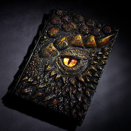 Dragon Book Resin Decoration