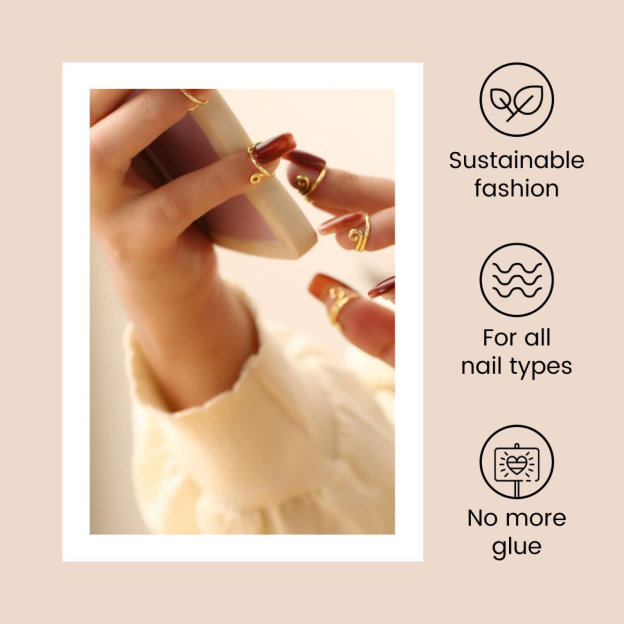 Adjustable nail ring is reusable