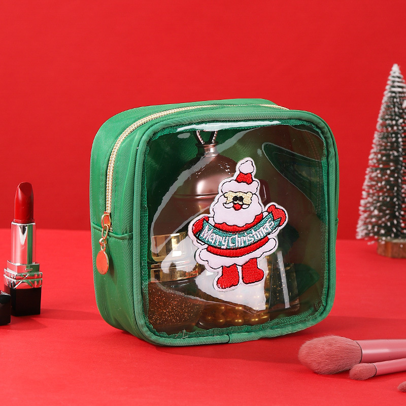 Christmas Embroidered Travel Storage Bag