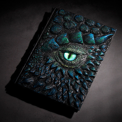 Dragon Book Resin Decoration