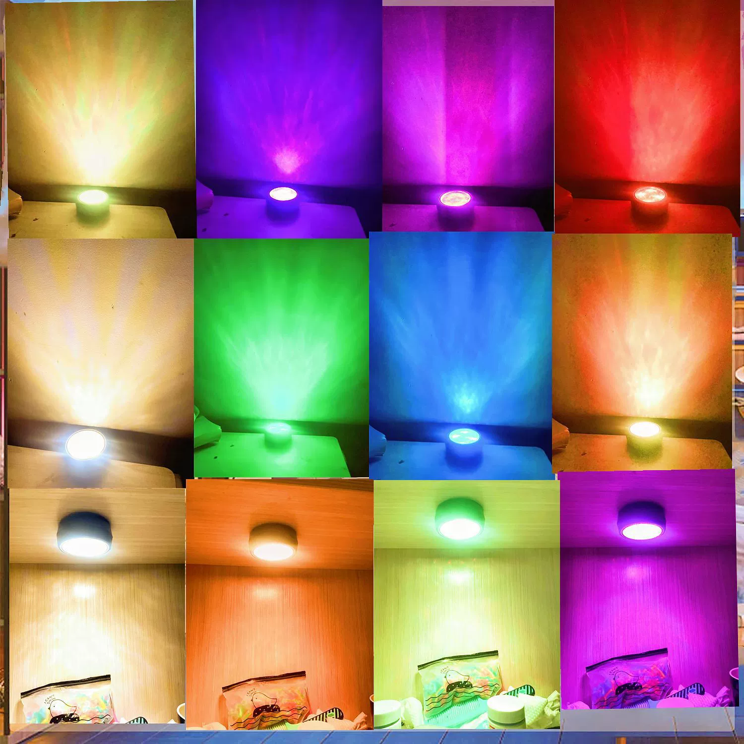 Touch remote control night light LED energy saving lamp