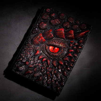 Dragon Book Resin Decoration