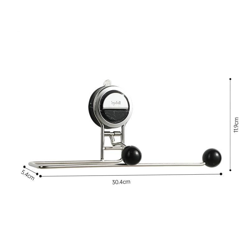 Suction cup toilet paper holder wall mounted paper roll storage rack