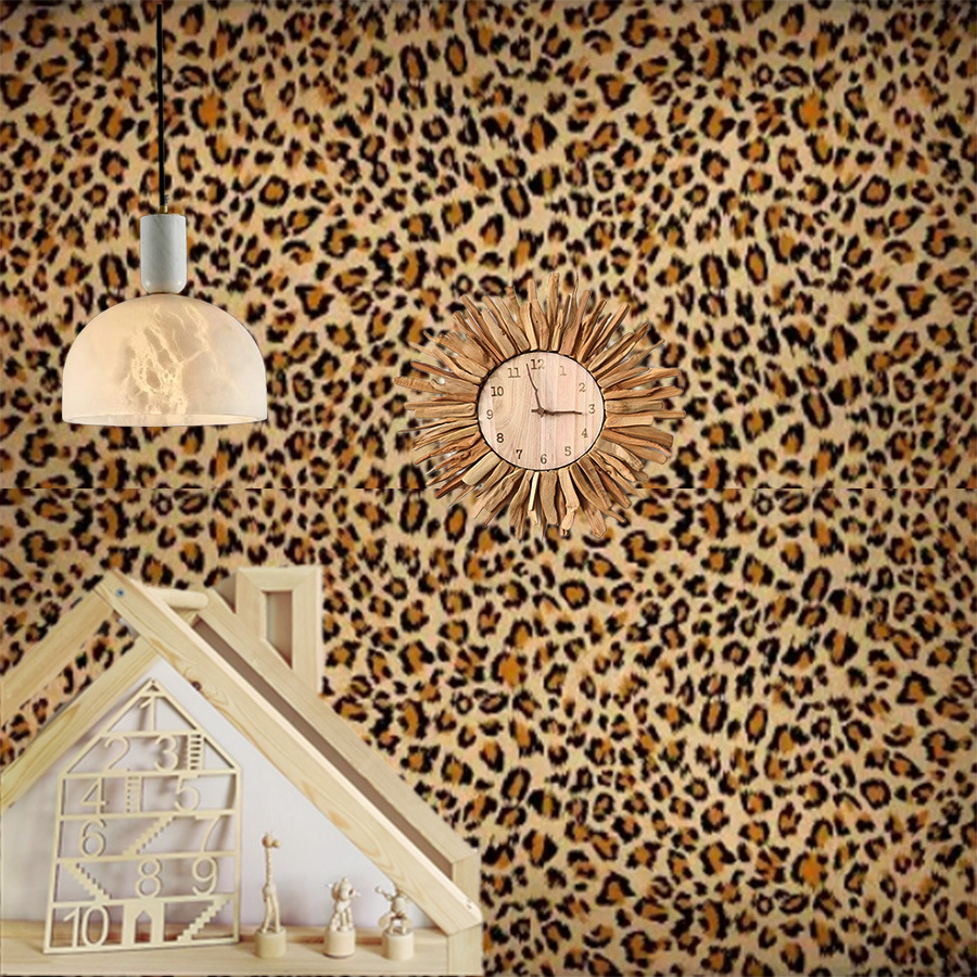 Leopard Print Self-Adhesive Wallpaper
