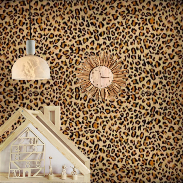 Leopard Print Self-Adhesive Wallpaper