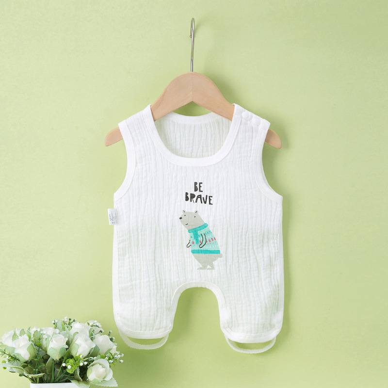 Baby Bubble Gauze Half Back