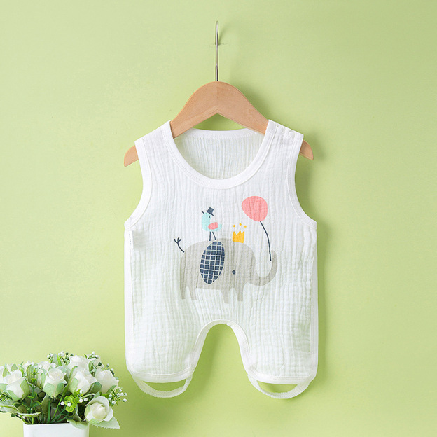 Baby Bubble Gauze Half Back