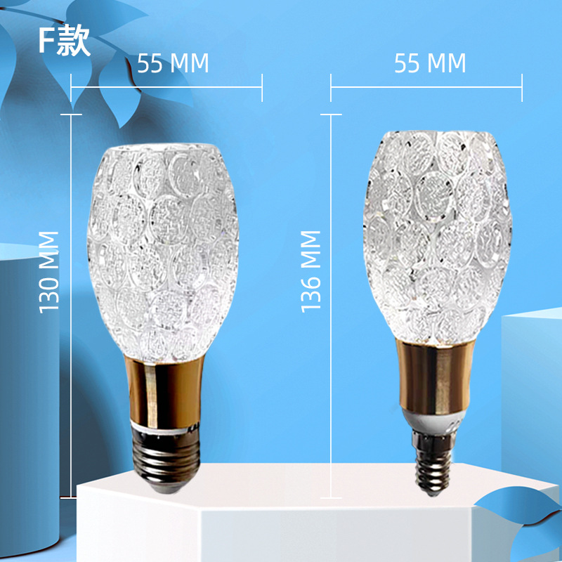 led crystal light bulb