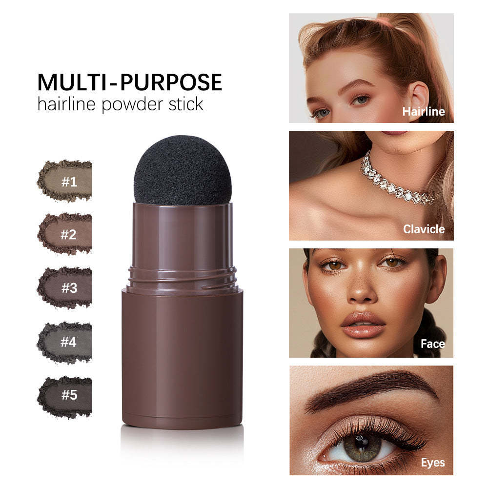 Hairline powder filling hair replacement artifact