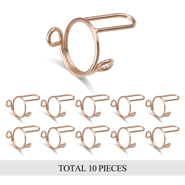 Adjustable nail ring is reusable
