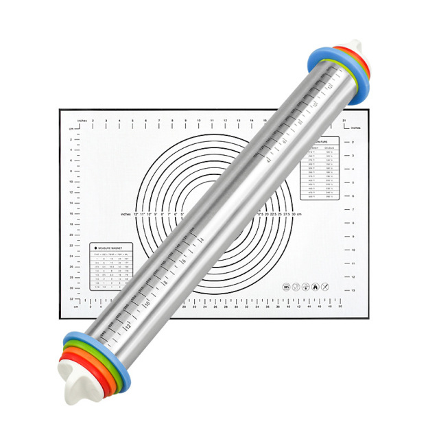 Stainless steel dough roller