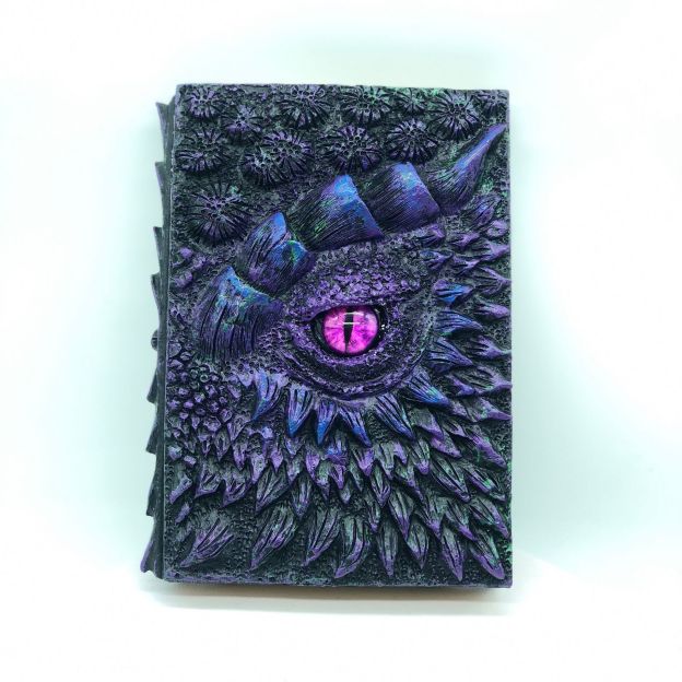Dragon Book Resin Decoration