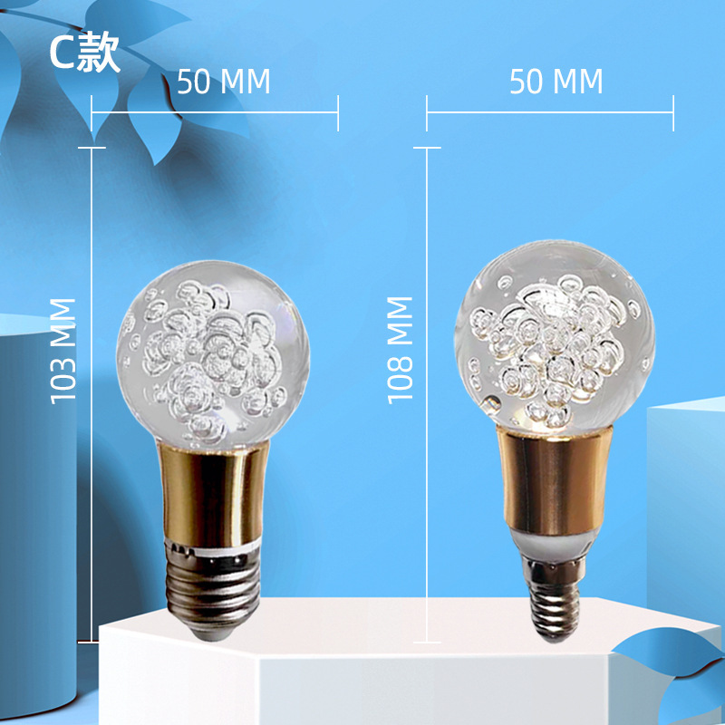 led crystal light bulb