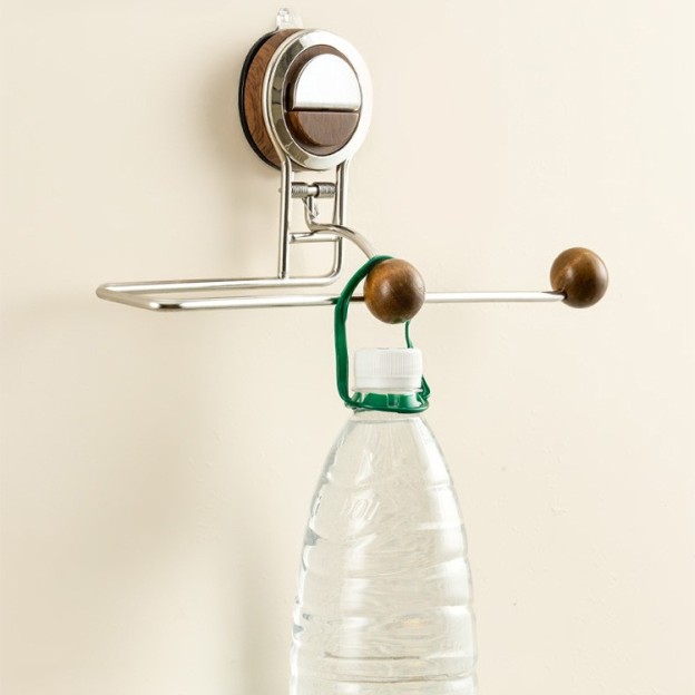 Suction cup toilet paper holder wall mounted paper roll storage rack