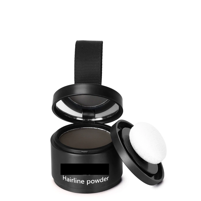 Hairline powder filling hair replacement artifact