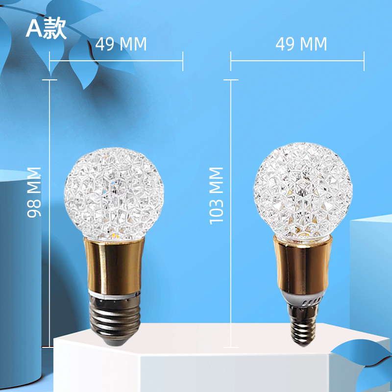 led crystal light bulb