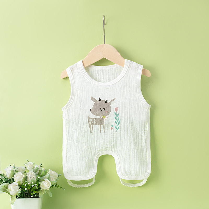 Baby Bubble Gauze Half Back