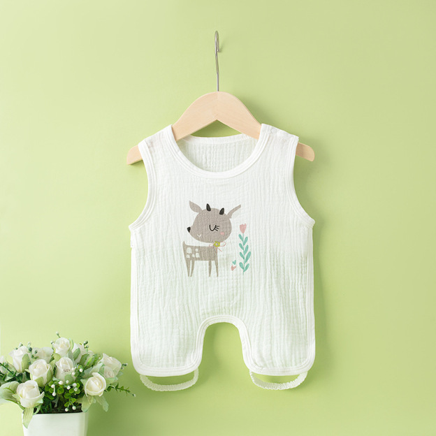 Baby Bubble Gauze Half Back
