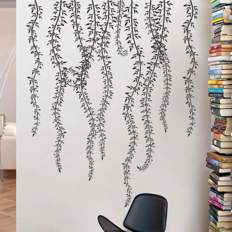 Removable vine sticker wall decoration background sticker