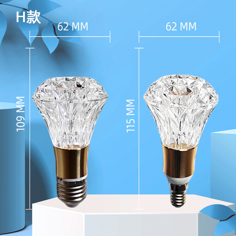 led crystal light bulb