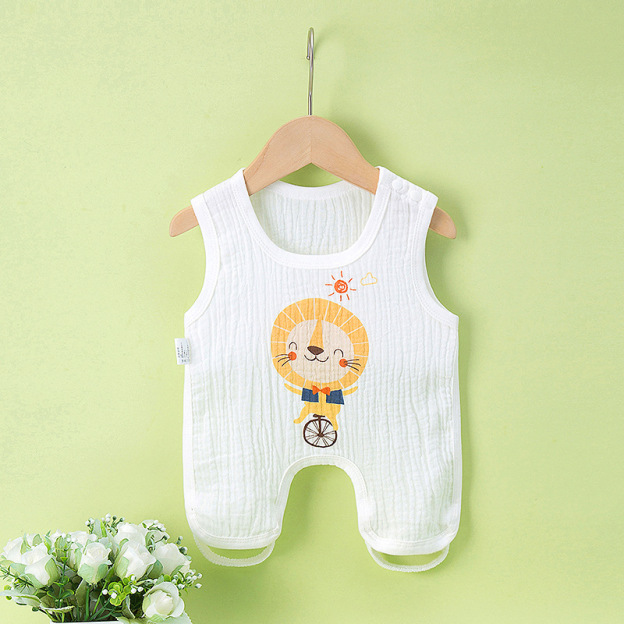 Baby Bubble Gauze Half Back
