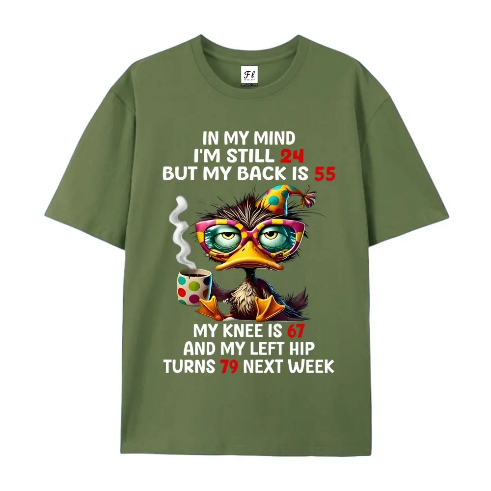 Fun Slogan — Men's Soft, Breathable Pure Cotton T-Shirt