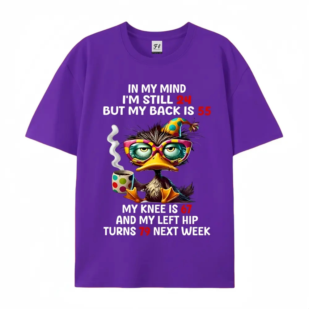 Fun Slogan — Men's Soft, Breathable Pure Cotton T-Shirt