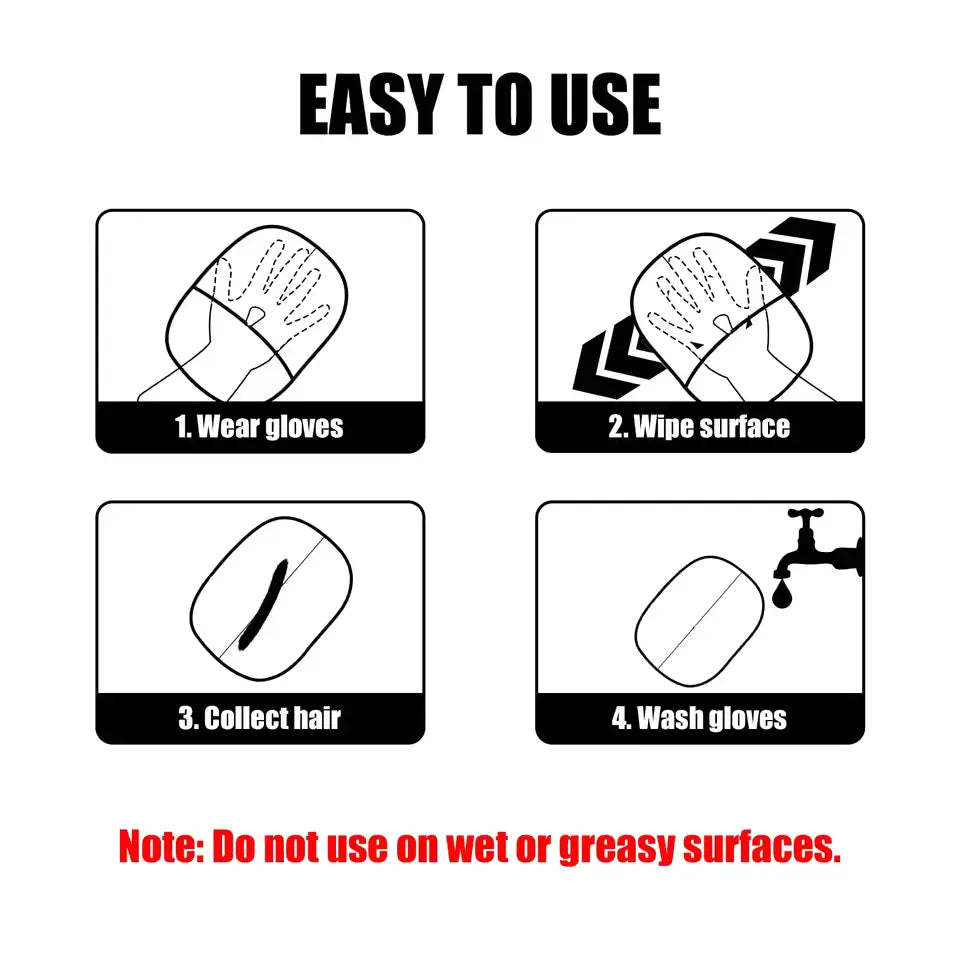 Pet Static Removal Gloves