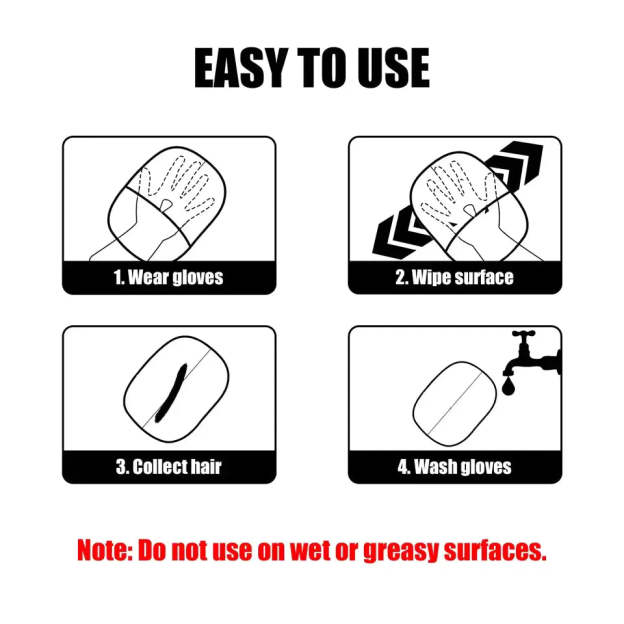 Pet Static Removal Gloves