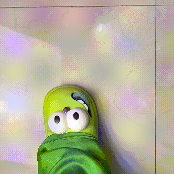 Big Eye Dog Slippers Tongue Kissing Slippers