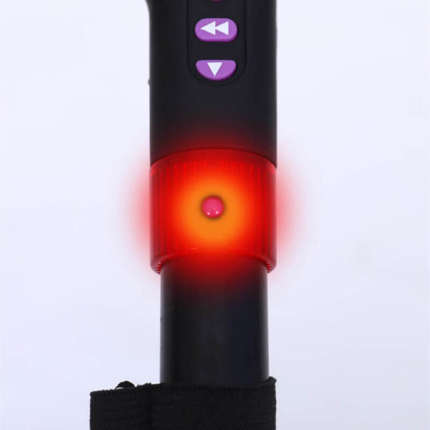 Smart Walking Cane Crutch LED Light Safety Alarm