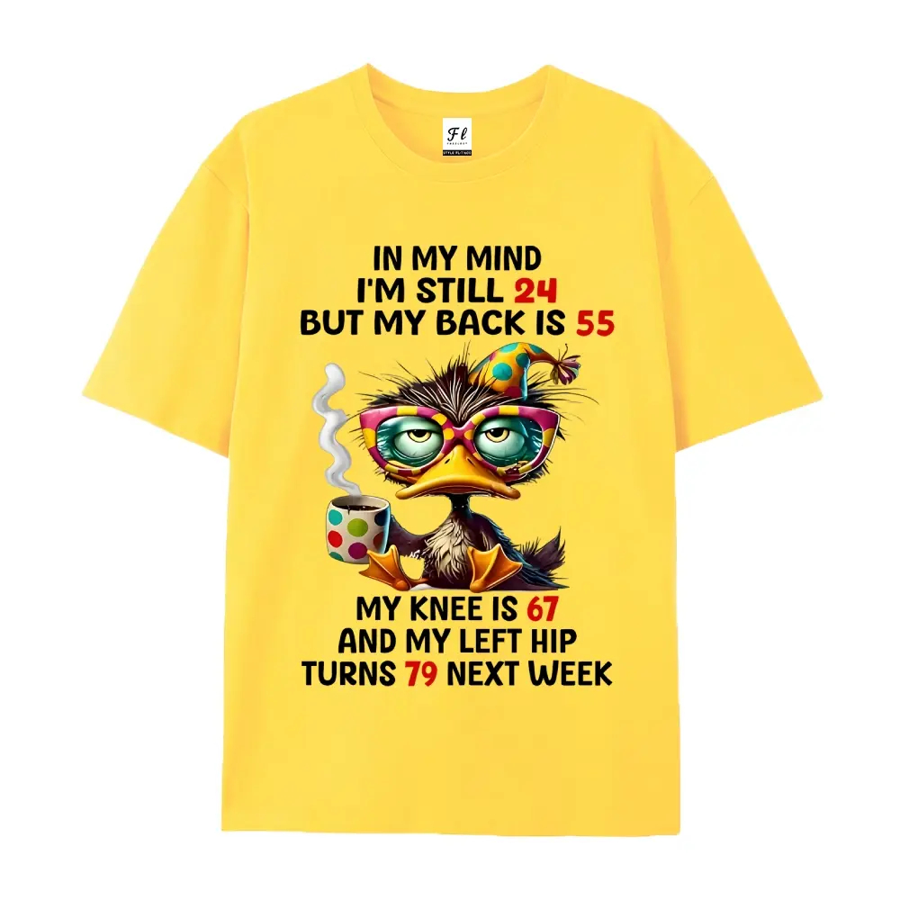 Fun Slogan — Men's Soft, Breathable Pure Cotton T-Shirt