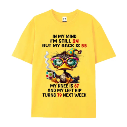 Fun Slogan — Men's Soft, Breathable Pure Cotton T-Shirt