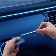 3 meters 7 colors rbg car interior atmosphere lighting led strip neon led car lighting strips diy flexible el cold light line tube auto decoration details 3