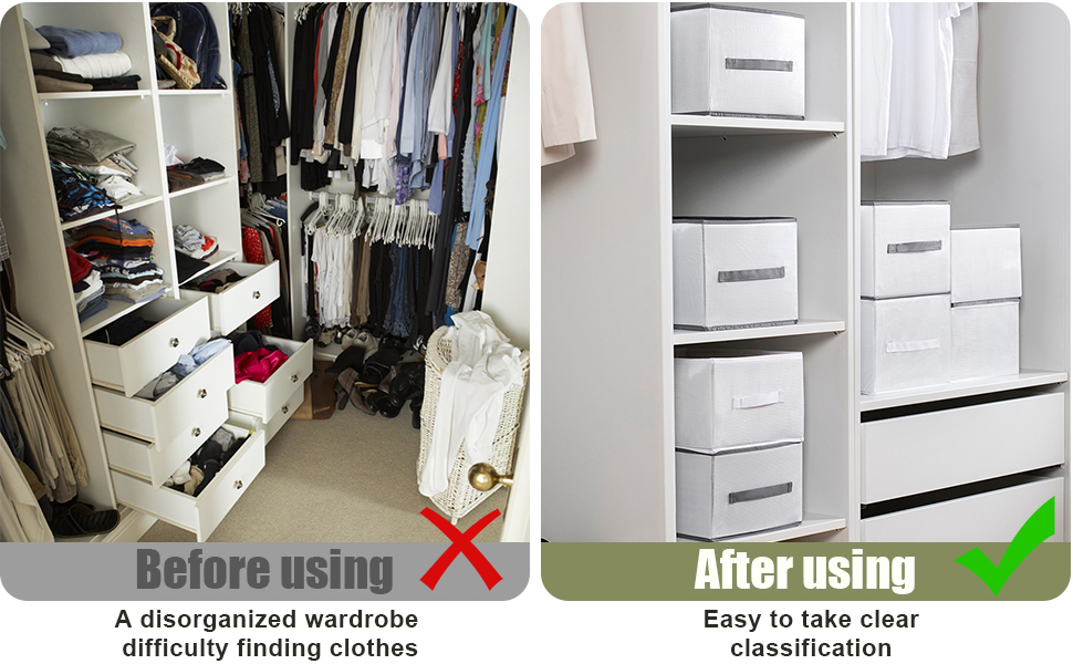 clothes organizer for folded clothes