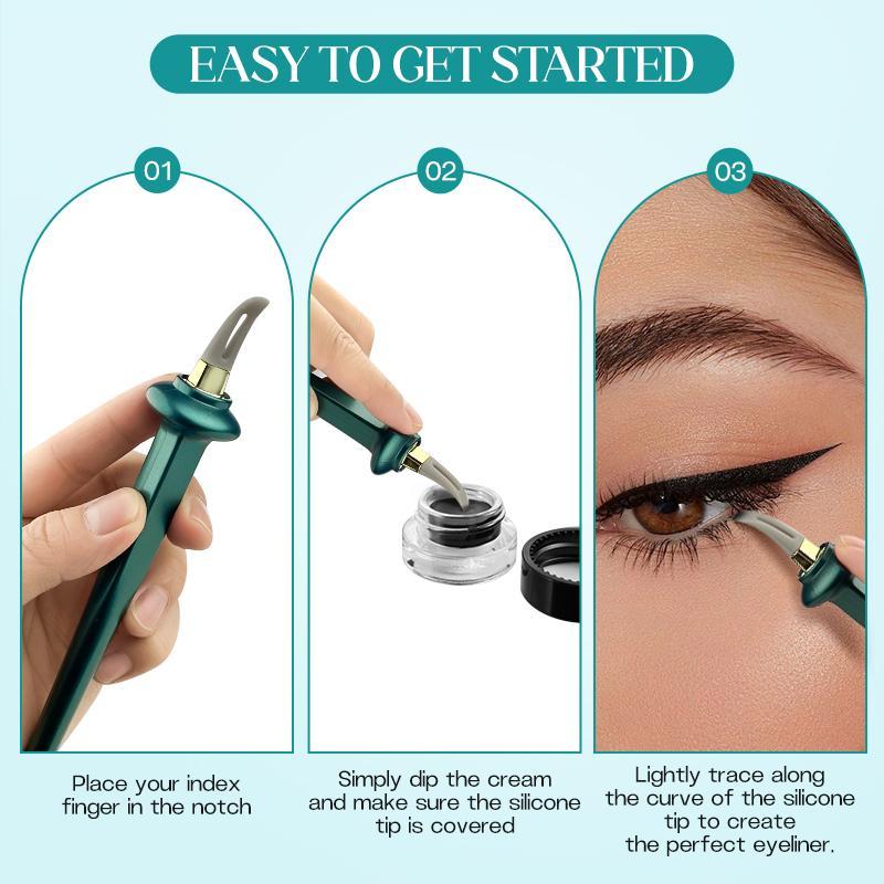 3D Eyeliner Silicone Brush Pen