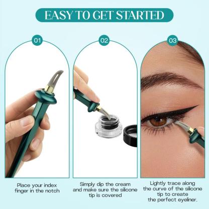 3D Eyeliner Silicone Brush Pen