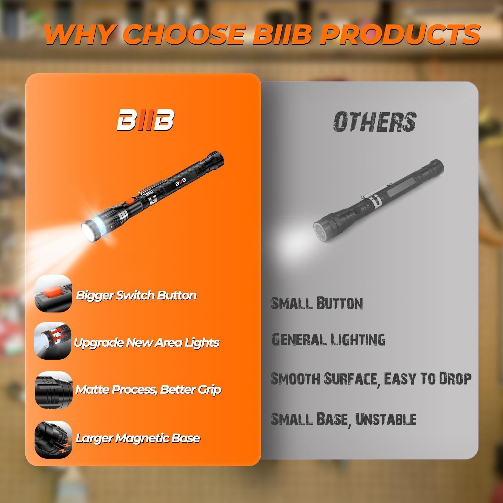 🎄 Telescoping Magnetic Pickup Tools – The Ultimate Gift for Every Guy This Christmas! 🎁