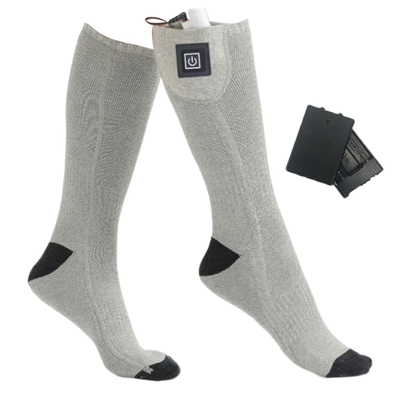 Electric foot heating socks