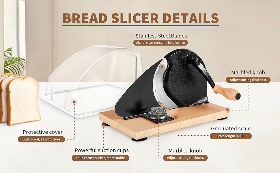 bread slicer guide