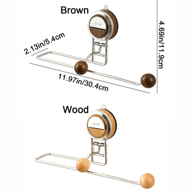 Suction cup toilet paper holder wall mounted paper roll storage rack